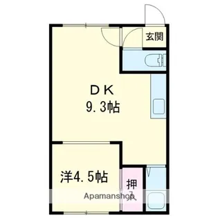 モア・コート明野【2階】の間取り