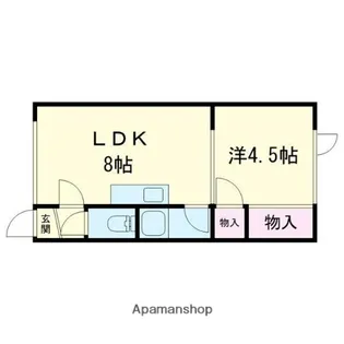 エクセレント錦岡【202号室】の間取り