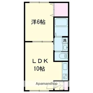 エクセレント錦岡【203号室】の間取り