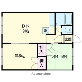 ハイツまるい№110【203号室】の間取り