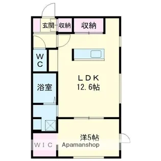 ノルフィーノリデアI【1階】の間取り