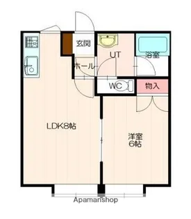 メモリアルⅡ【202号室】の間取り