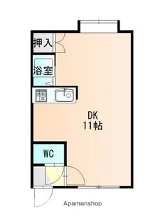 ベルコモンズ光洋【201号室】の間取り