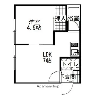 ソフィーユ錦岡【206号室】の間取り
