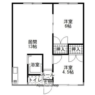 ソフィーユ錦岡【103号室】の間取り