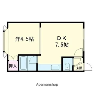 ハイツザハードオブオール【303号室】の間取り