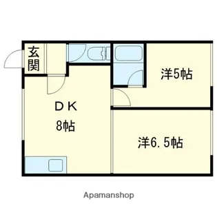 タウンハウス啓北【202号室】の間取り