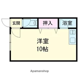 クリスタルコートB【205号室】の間取り