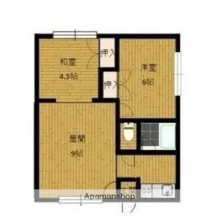 ジュエルⅣ【203号室】の間取り