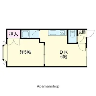 クリスタルハウス2【202号室】の間取り