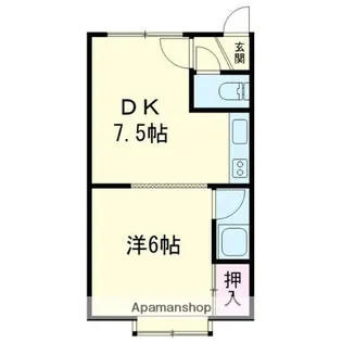 バルセロナハウス【304号室】の間取り
