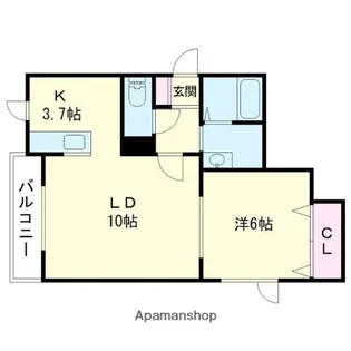 レインボーハウスLUMIERE【3階】の間取り