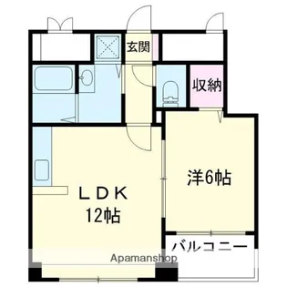 グランドール表町【5階】の間取り