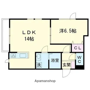 MAISON DE アルエⅡ【1階】の間取り