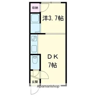 ジュリアーナ木場【2階】の間取り
