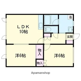 ハイツM3【2階】の間取り