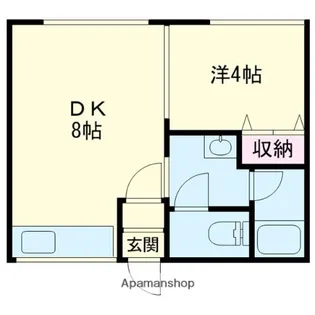 ソレイユ2【203号室】の間取り