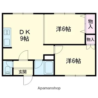 成田荘【101号室】の間取り