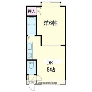 ドルチェ日吉B【203号室】の間取り