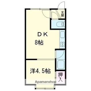 カーサ豊川【202号室】の間取り