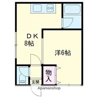 ヨシノハイム【C号室】の間取り