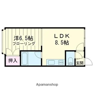パークハイム1【201号室】の間取り
