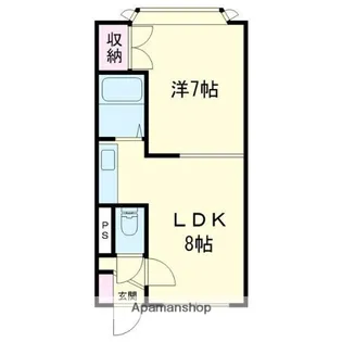 プリムローズヒル【204号室】の間取り