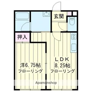 カーサ・ムート【201号室】の間取り