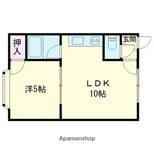 クリスタルハウス明野新町【302号室】の間取り