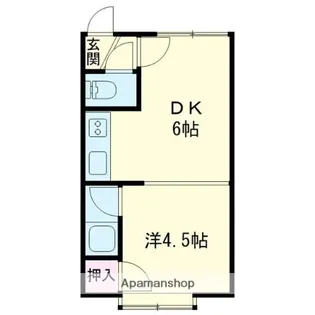 マイン日の出【203号室】の間取り