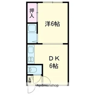 キャンサー3【201号室】の間取り