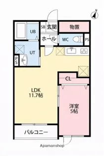 LIEN FORT WAKAKUSA【3階】の間取り