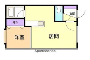 アティック美園【202号室】の間取り