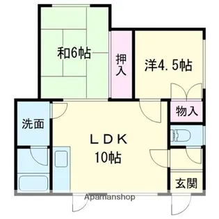 メゾン見山B【103号室】の間取り