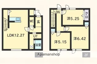 ア ボンド早来B棟【1階】の間取り