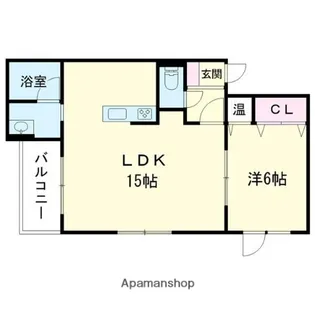 VIVACE【201号室】の間取り