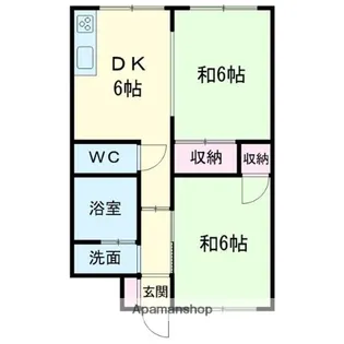 柏木シンフォニー【1C号室】の間取り