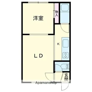 ソレイユ・プレファイブ【202号室】の間取り