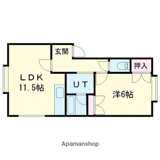 クリスタルハーモニー29【101号室】の間取り