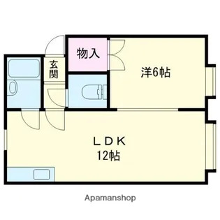 カーサMKA【202号室】の間取り