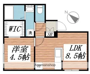 CLASS大町【4階】の間取り