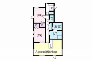 ECOA拓勇【201号室】の間取り