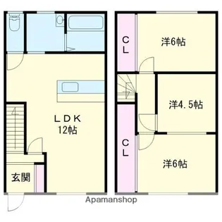 メゾンタイム【3号室】の間取り