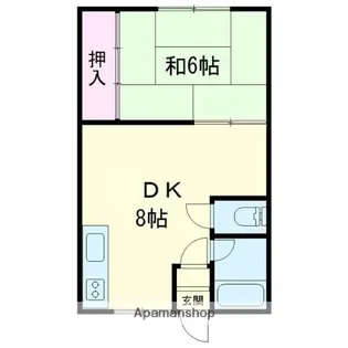 ベルデハイム2【103号室】の間取り