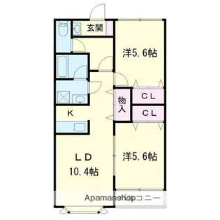 セルクル【1階】の間取り