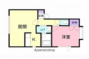 アルセナール【202号室】の間取り