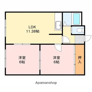 エスパシオ・コモド【302号室】の間取り