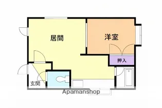 ワーキングロマンA【201号室】の間取り