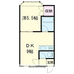 ハイツサリーレ98【203号室】の間取り