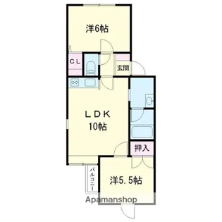 ノアール・トワ【2階】の間取り